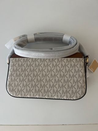 Bolso Michael Kors Marrón y Blanco Nuevo