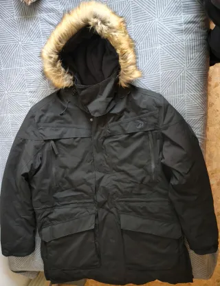 Parka Montaña Impermeable Hombre XXL Negra