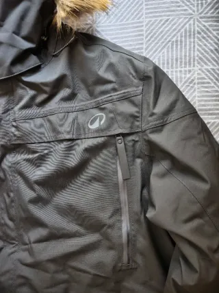 Parka Montaña Impermeable Hombre XXL Negra