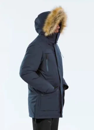 Parka Montaña Impermeable Hombre XXL Negra