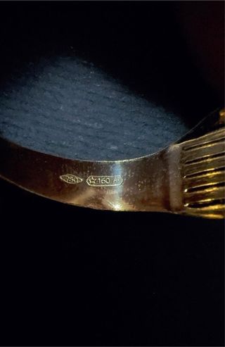 Anello Scudo Diamantato in Oro 18Kt 750