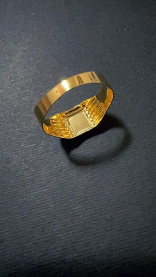 Anello Scudo Diamantato in Oro 18Kt 750
