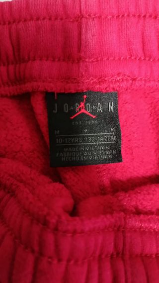 Pantalón Chandal Jordan Niño Talla 12 Rojo