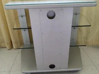 Mesa TV Plataforma Cristal