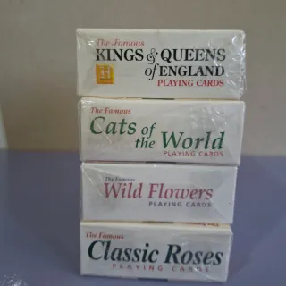 4 Mazzi Carte da Gioco Heritage.