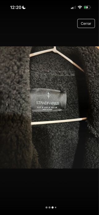 Abrigo Largo Negro Stradivarius