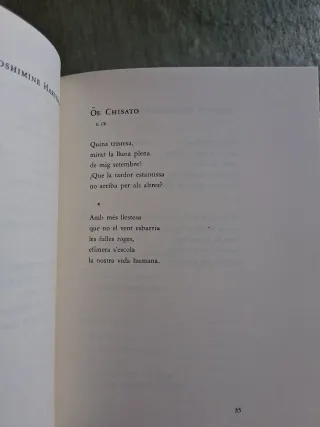 Per tot coixí les herbes de la lírica japonesa