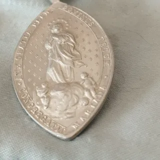 Medalla Virgen Milagrosa Vintage