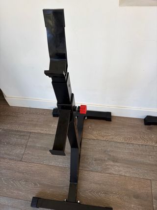 Soportes para barra de pesas