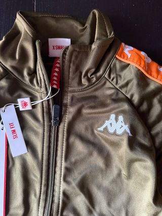 Kappa Maglia Zip Tg XS Nuova