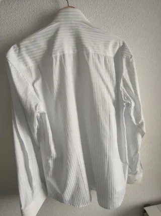 Camisa de vestir hombre blanca