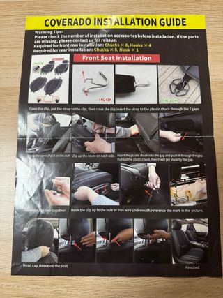 Juego de fundas para asientos Coverado