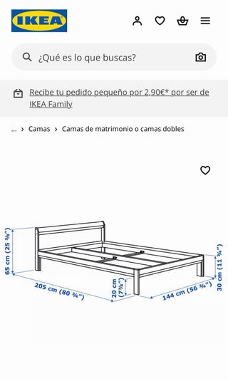 Cama Matrimonial Ikea Madera