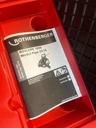 Equipo Cámara inspección tuberías Rothenberger