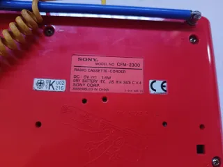 Radiograbadora Sony my first Sony CFM-2300