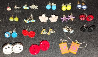 Lote de pendientes variados