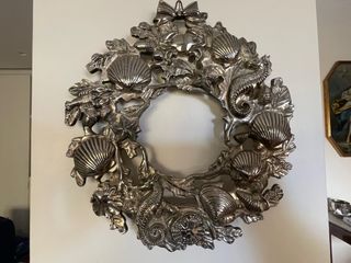 Sottopentola vintage decorato con conchiglie