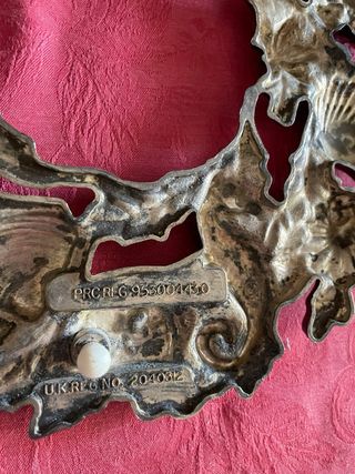 Sottopentola vintage decorato con conchiglie