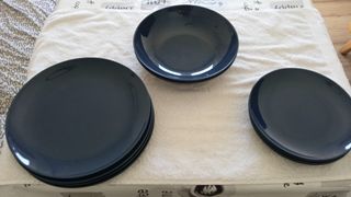 Juego de 10 Platos Azul Ikea