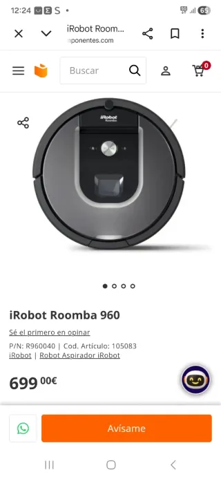 Robot Aspirador iRobot Roomba