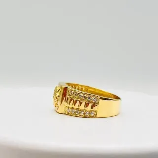 SELLO CUADRADO MEDUSA 18K