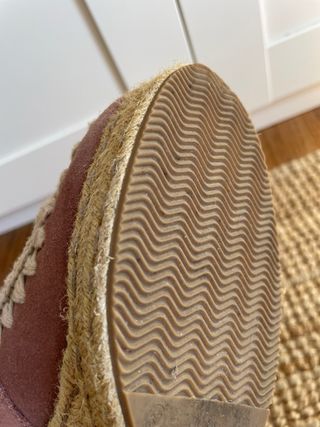 Botines MOU Cuña Rosa