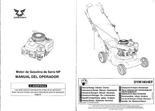 Cortacésped Gasolina Amarillo