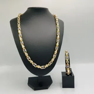 Pulsera Barbate Bicolor 18k