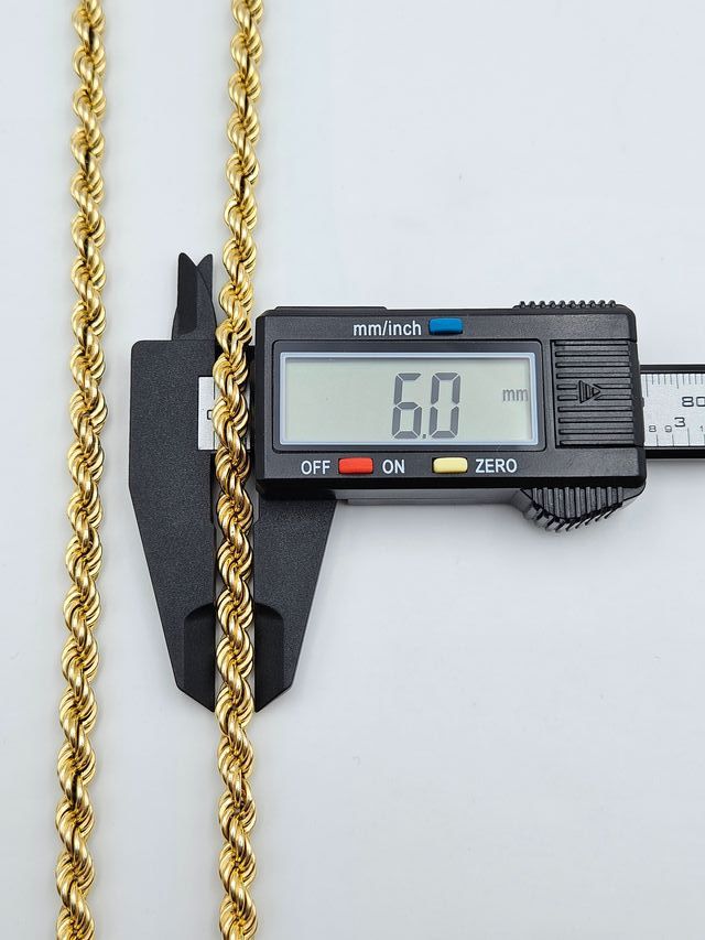Cadena de Oro 18K, Cordón Grueso, 27,44gr, 60cm