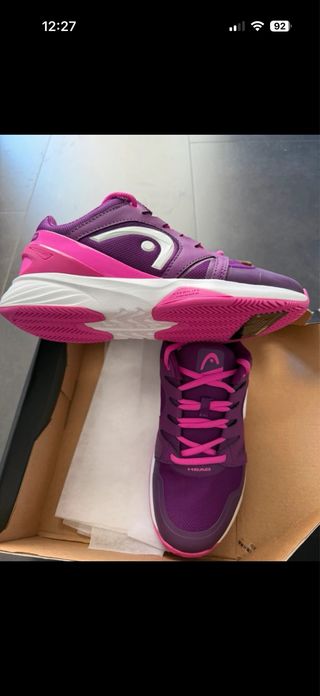 Zapatillas Head Moradas y Rosas Nuevas