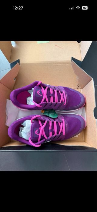 Zapatillas Head Moradas y Rosas Nuevas