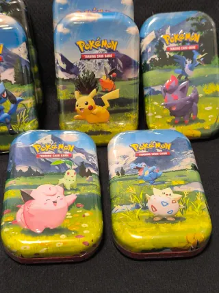 Mini Tins Héroes Ascendentes Carta Pokemon