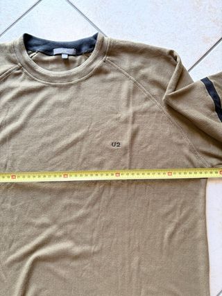 Maglia U2 Uomo Manica Lunga Verde Militare Taglia