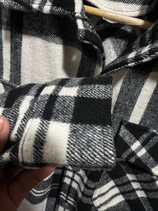 Sobrecamisa Zara oversize cuadros S