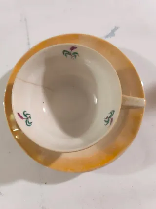 Juego de café porcelana antic