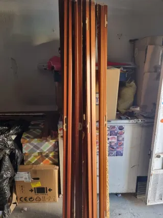 Puertas de madera maciza sapelly