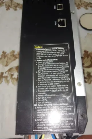 Inversor Cargador MUST 1000w 12v Solar