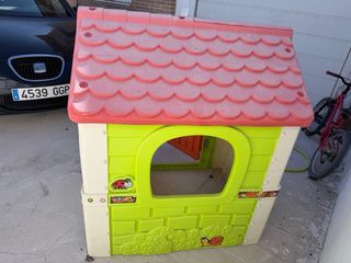 Casa de jardín infantil de plástico