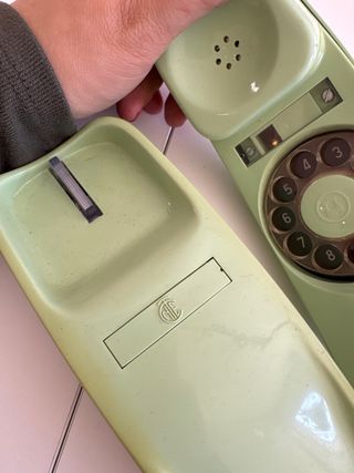 Teléfono Antiguo Góndola Verde