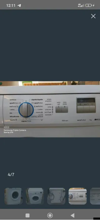 Lavadora Siemens Blanca