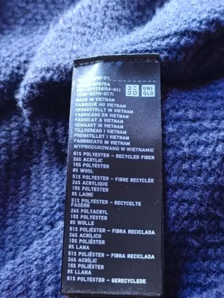 Jersey Uniqlo Azul Marino