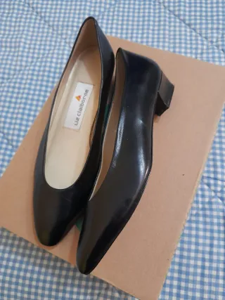 Zapatos planos Liz Claiborne piel negros