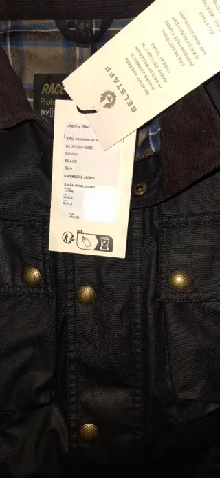 Cazadora Belstaff Racemaster Negra