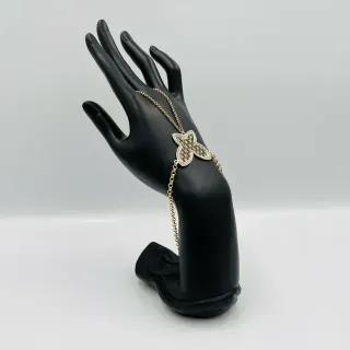 Pulsera Manita Mariposa Bicolor 18K