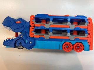 Camión Transporte Dinos Juguete Azul