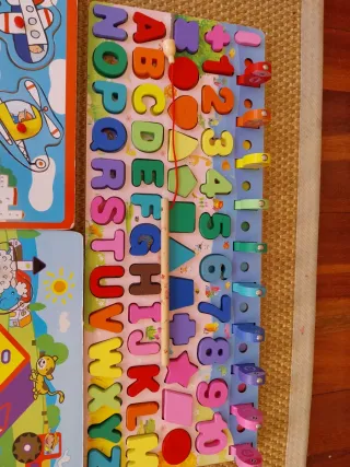 7 Puzzles de Madera para Bebés