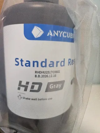 Lotto 5kg Resina Anycubic Nero e Grigio HD