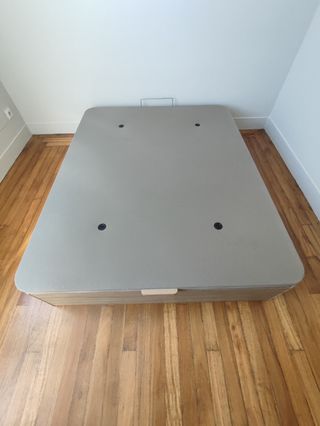 Canapé abatible madera y tela