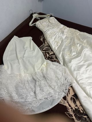 Vestido de Novia Talla 36 Bordado