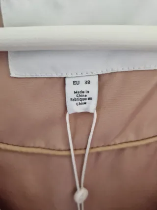 Chaleco Vila beige invierno mujer T.M